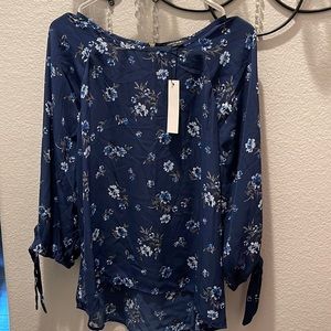 Blouse navy blue